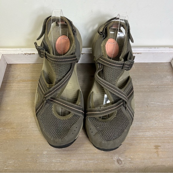 Teva Ewaso Sport Sandals Gray Mesh | Women’s 10.5 - Picture 2 of 8